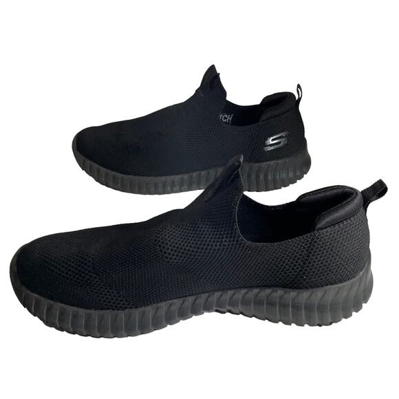 Skechers Women's Memory Foam Slip On Sneaker Black Size 6 - Picture 6 of 11